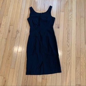 Vintage Express Black Sheath Dress Size 3/4
